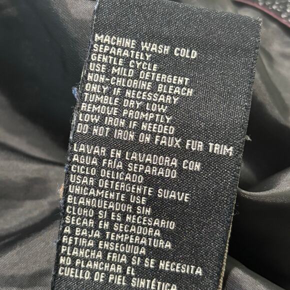 1 Madison Expedition Women's Size Large Black Knit Sherpa Hooded Winter Jacket - Picture 4 of 11